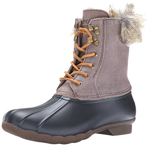 Sperry Top-Sider Womens White Water Rain Boot, Black/Graphite, 8 M US | Amazon (US)