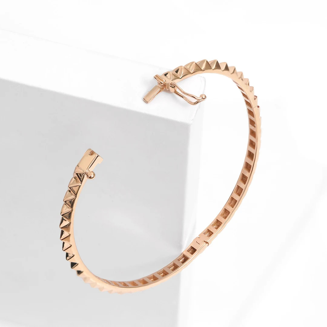 14K Custom18k Bangle Bracelet / Primad Bangle / Yellow, White or Rose Gold Options / Handmade Gol... | Etsy (US)