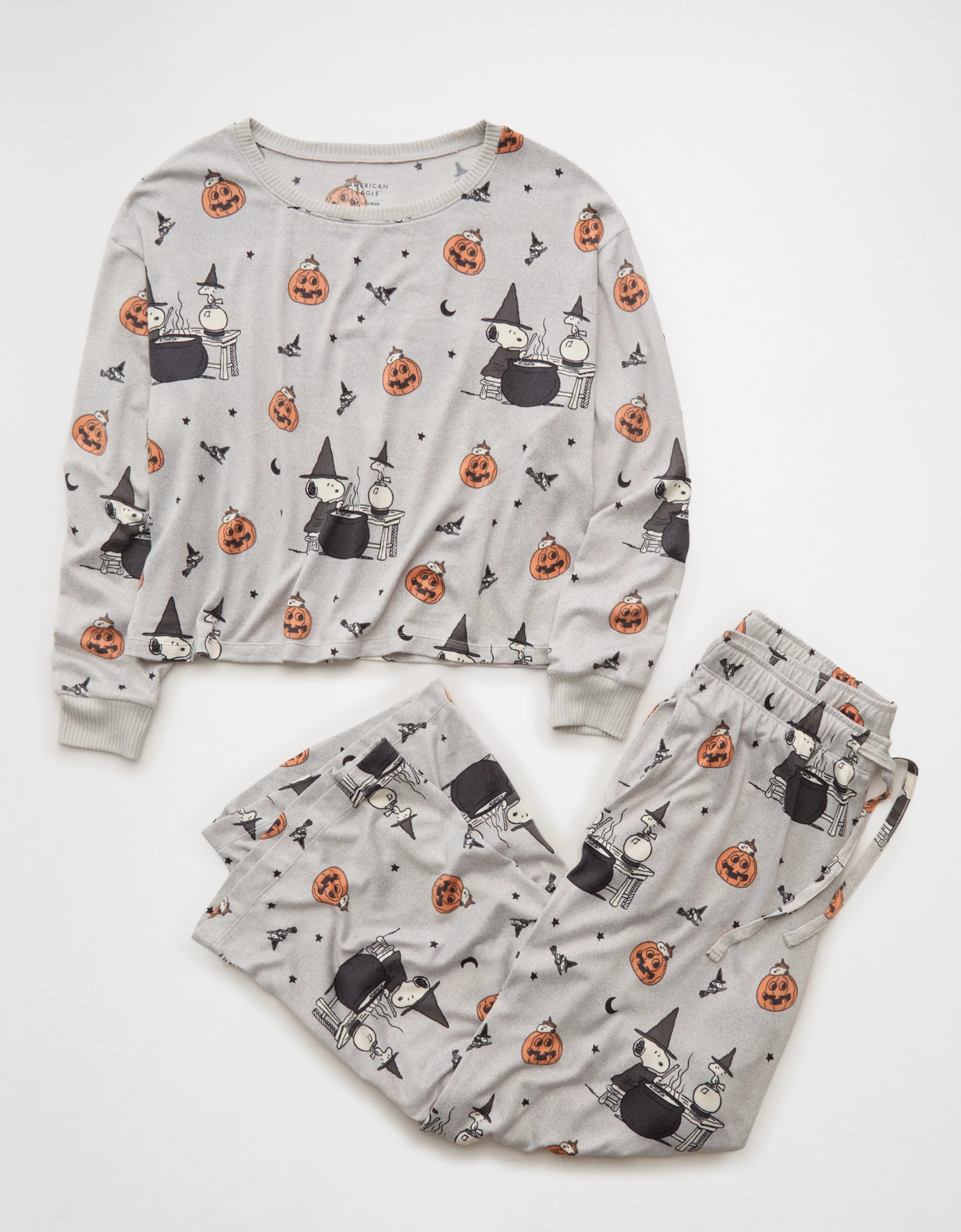 AE Luxe Plush Snoopy PJ Set | American Eagle Outfitters (US & CA)