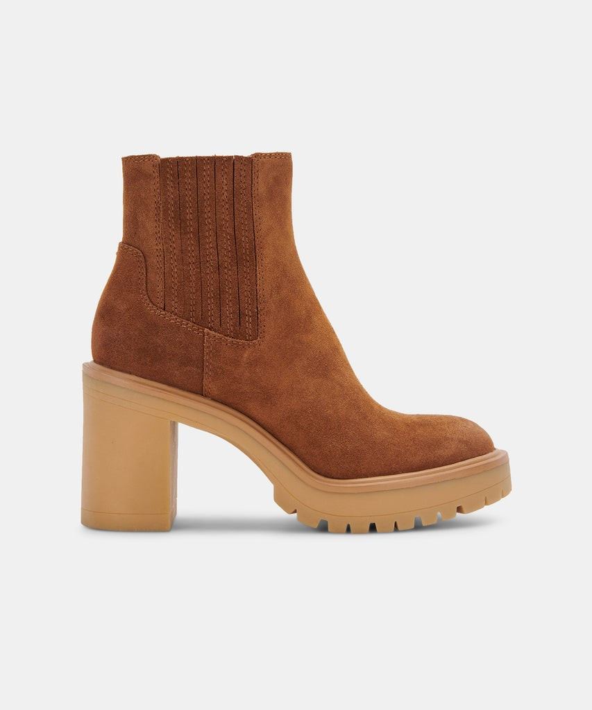 CASTER H2O BOOTIES CAMEL SUEDE | DolceVita.com