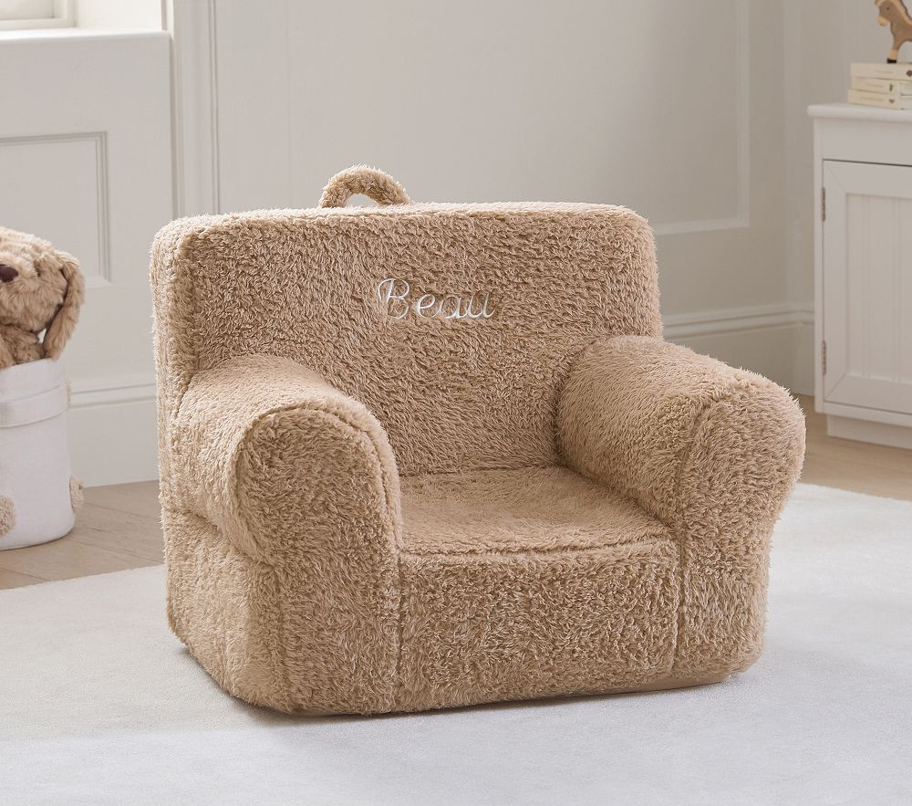 Anywhere Chair®, Oatmeal Cozy Sherpa Slipcover Only | Pottery Barn Kids