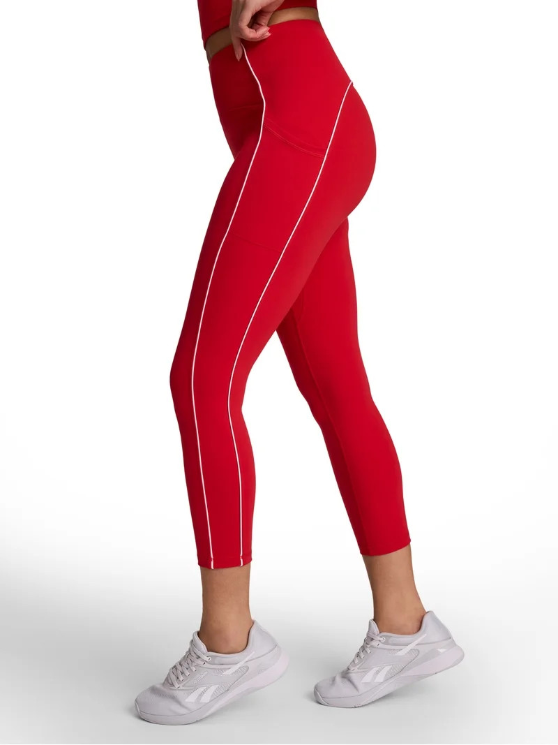 Reebok Women's and Women's Plus Team Player High Rise Capri Legging, Sizes XS-4X | Walmart (US)