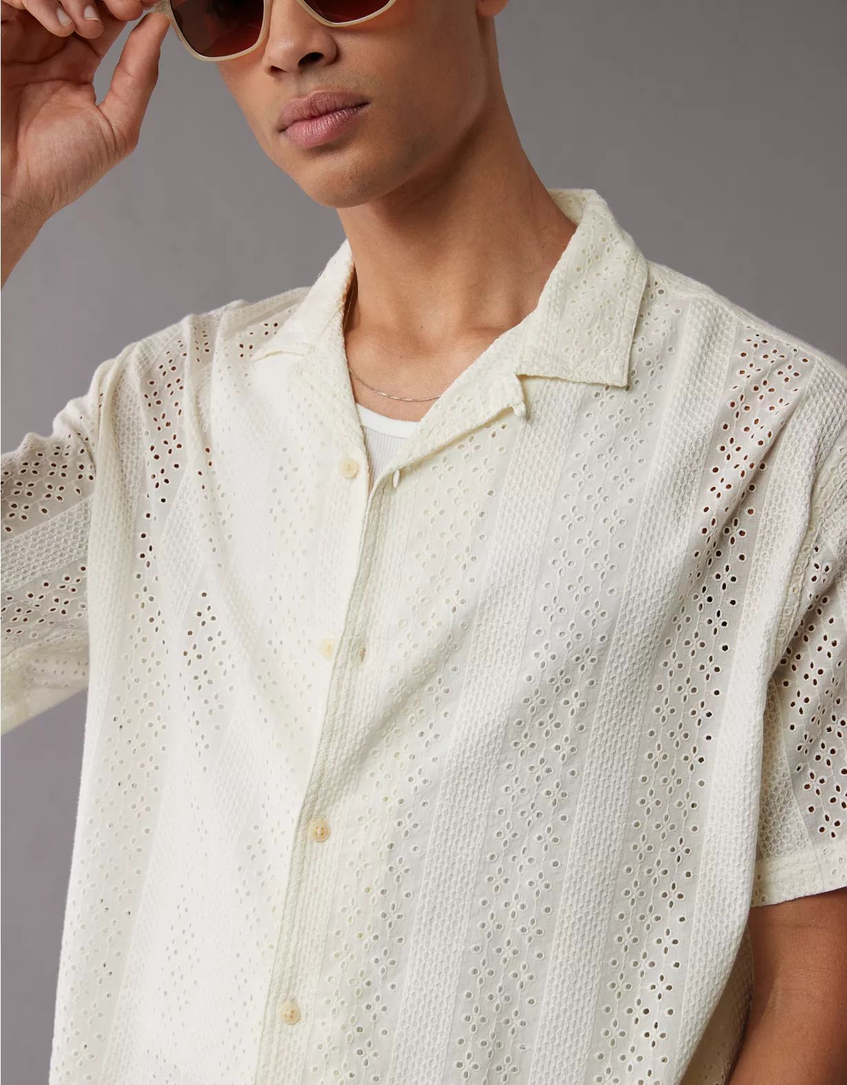 AE Button-Up Poolside Shirt | American Eagle Outfitters (US & CA)