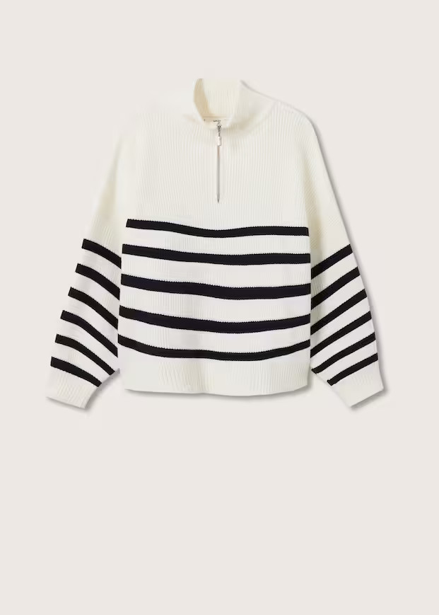 Striped knit sweater | MANGO (US)