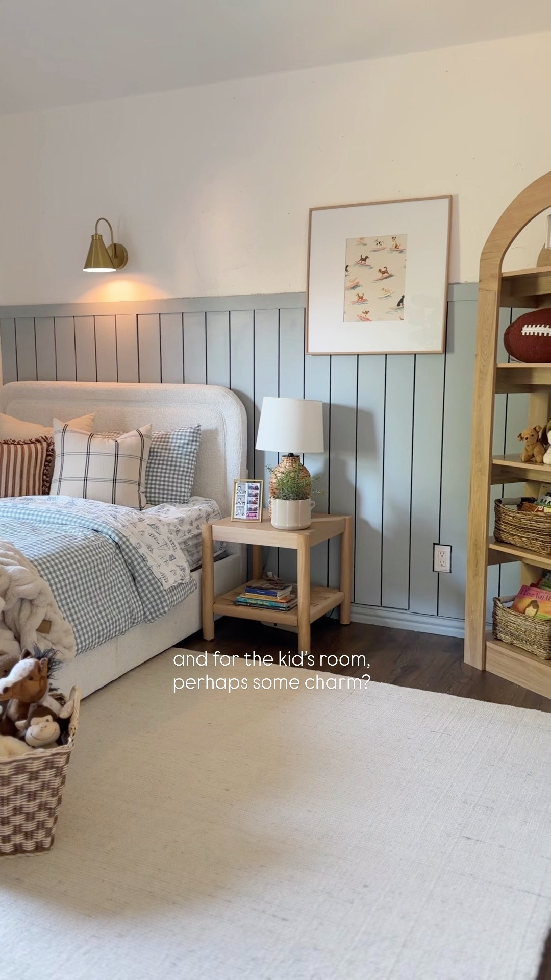 Big boy room inspo! Linking all I can from this space - so many amazon finds including the cutest gingham blue duvet cover and this bed is Walmart!!

#LTKmomlife #LTKHome #LTKKids