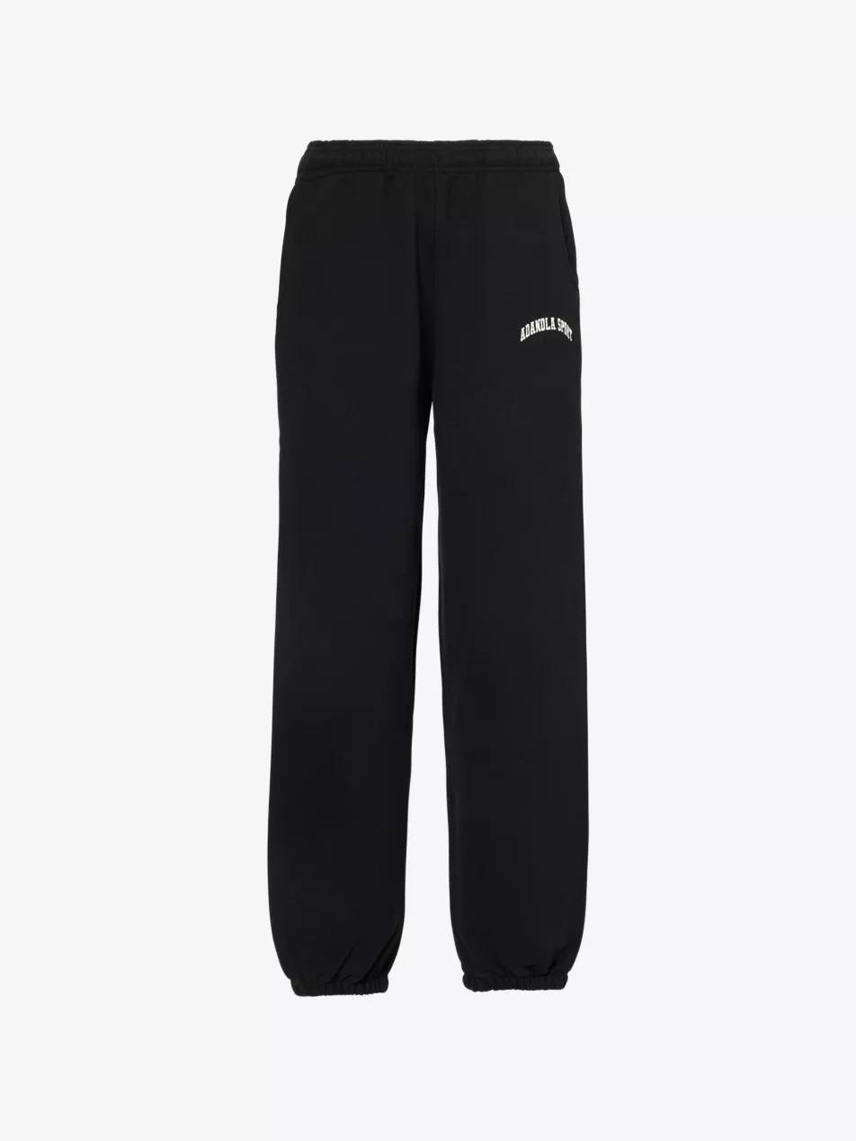 Logo-Embroidered Straight-Leg Cotton-Jersey Jogging Bottoms | Selfridges