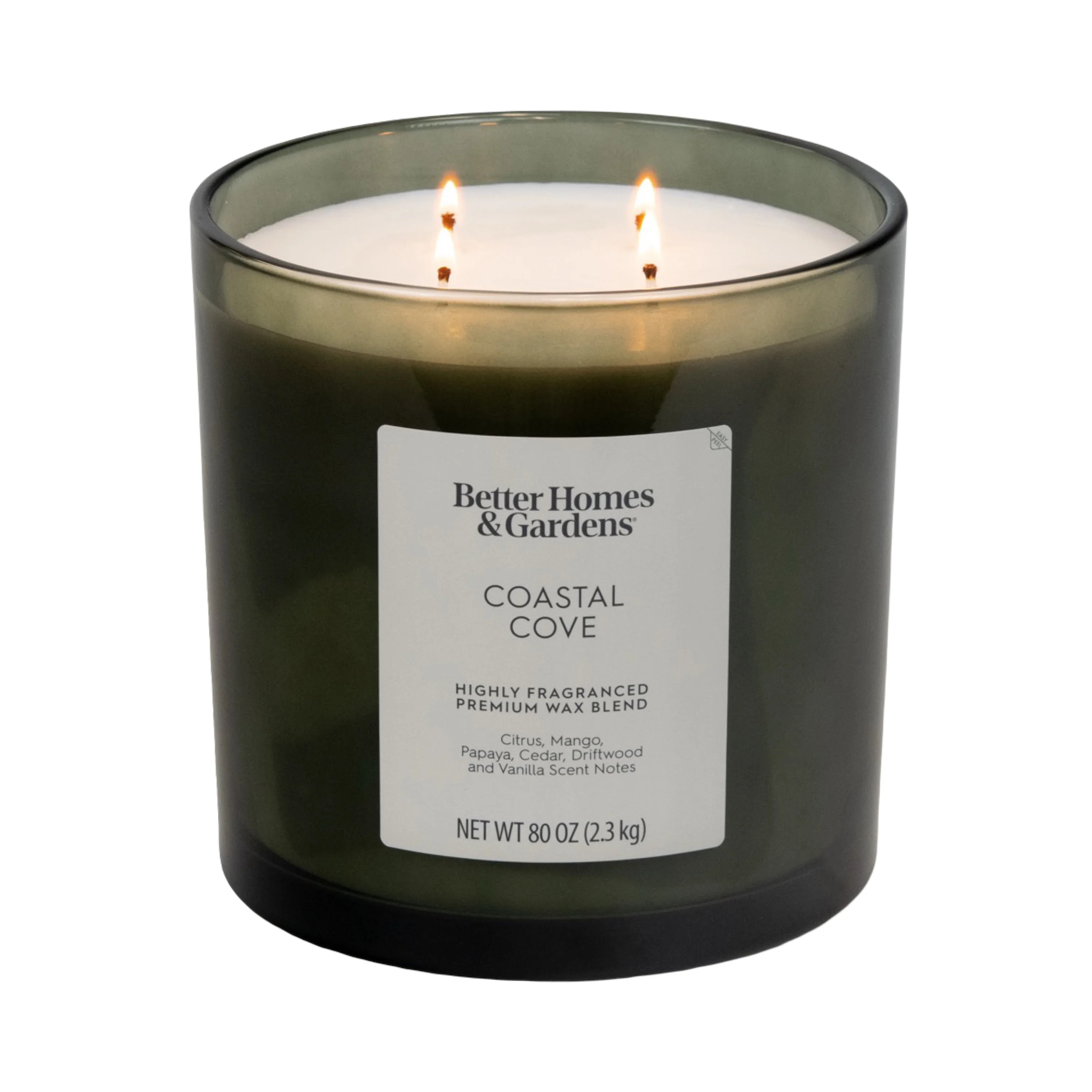 Better Homes & Gardens Coastal Cove Scented 4-Wick Large Oversized Jar Candle 80oz. | Walmart (US)