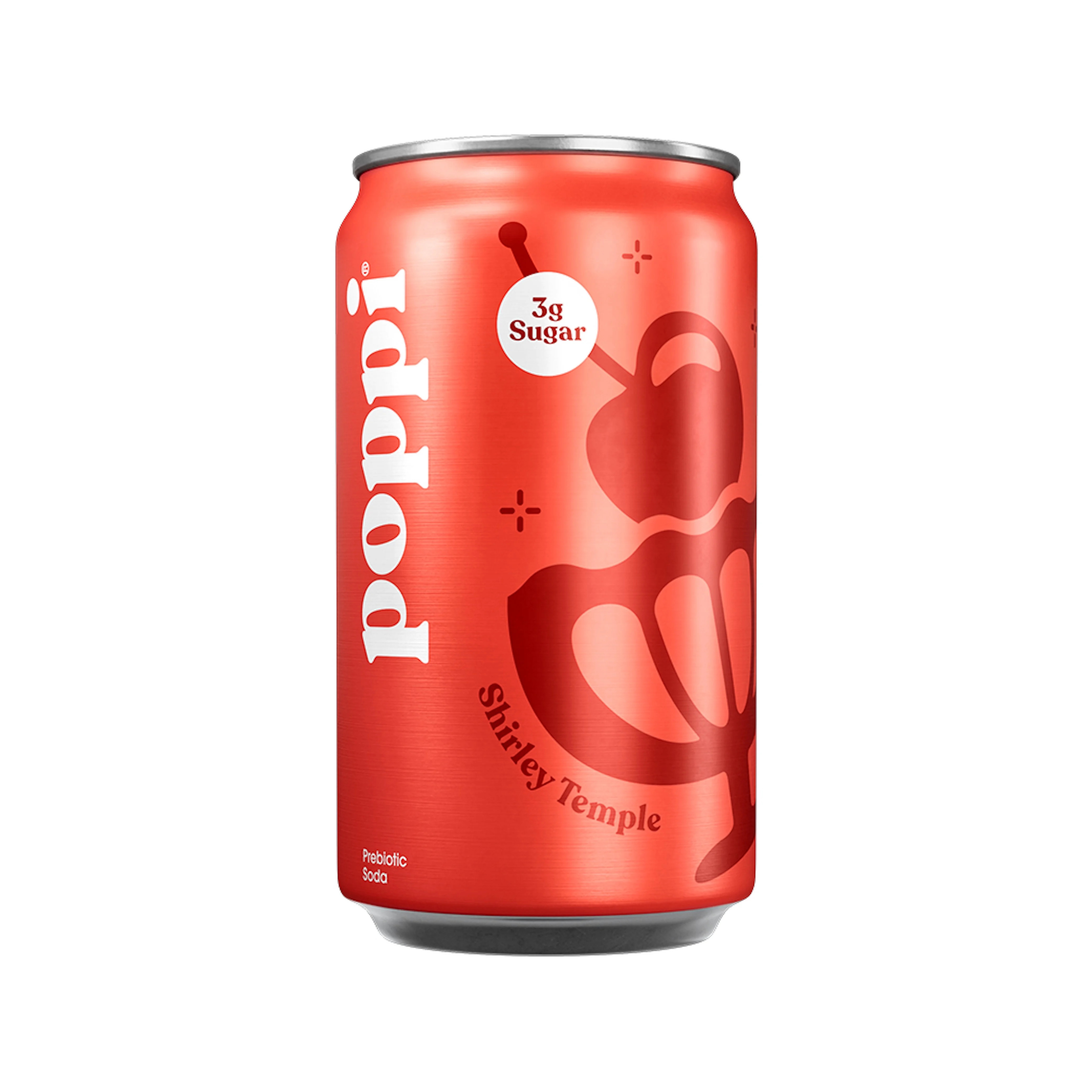 poppi Shirley Temple Prebiotic Soda, 7.5 oz, 1 Single Can - Walmart.com | Walmart (US)