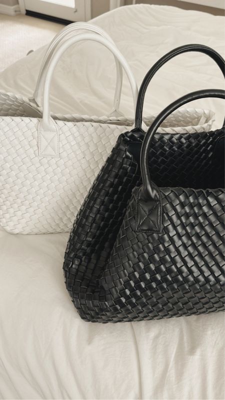 Amazon find, large tote, woven bag #StylinbyAylin 

#LTKstyletip #LTKSeasonal #LTKunder100