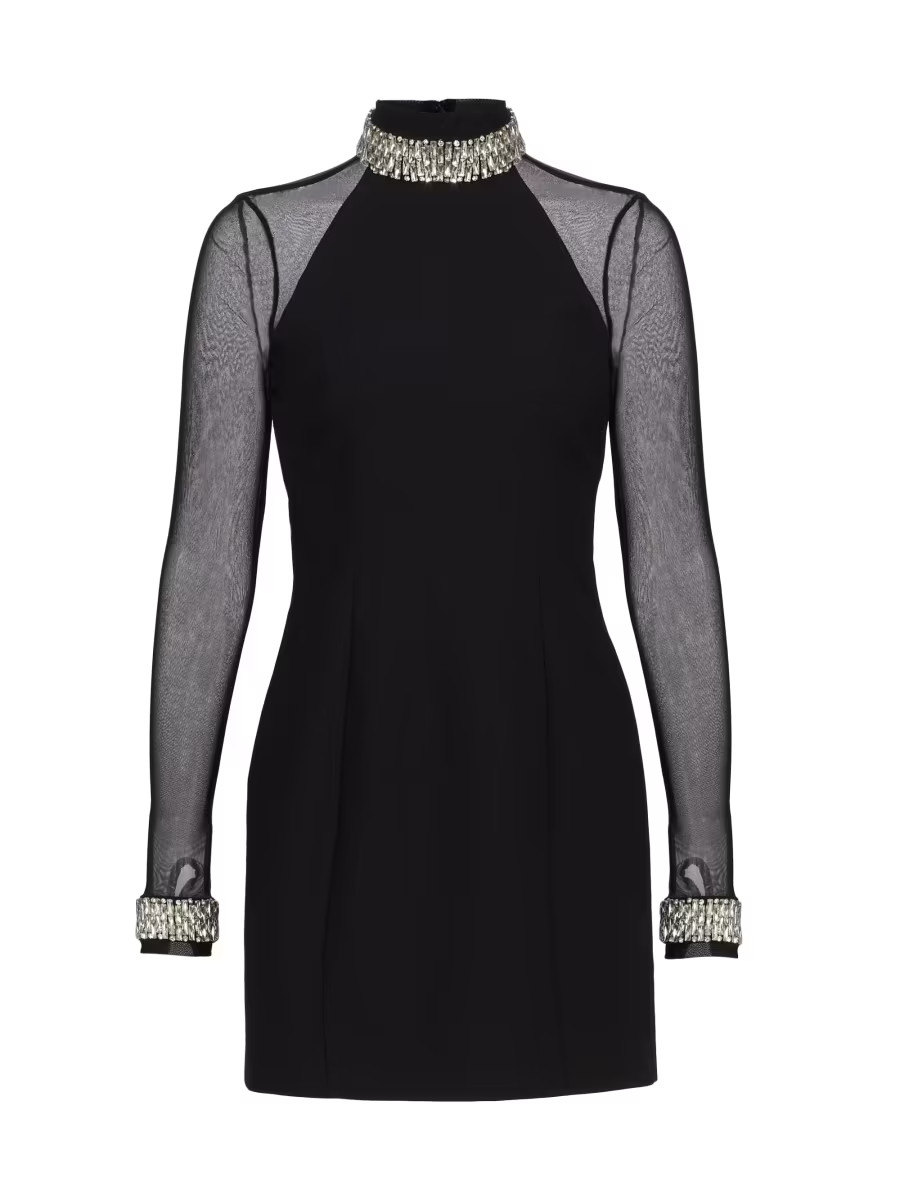 Cinq à Sept Loretta Embellished Knit Minidress | Saks Fifth Avenue