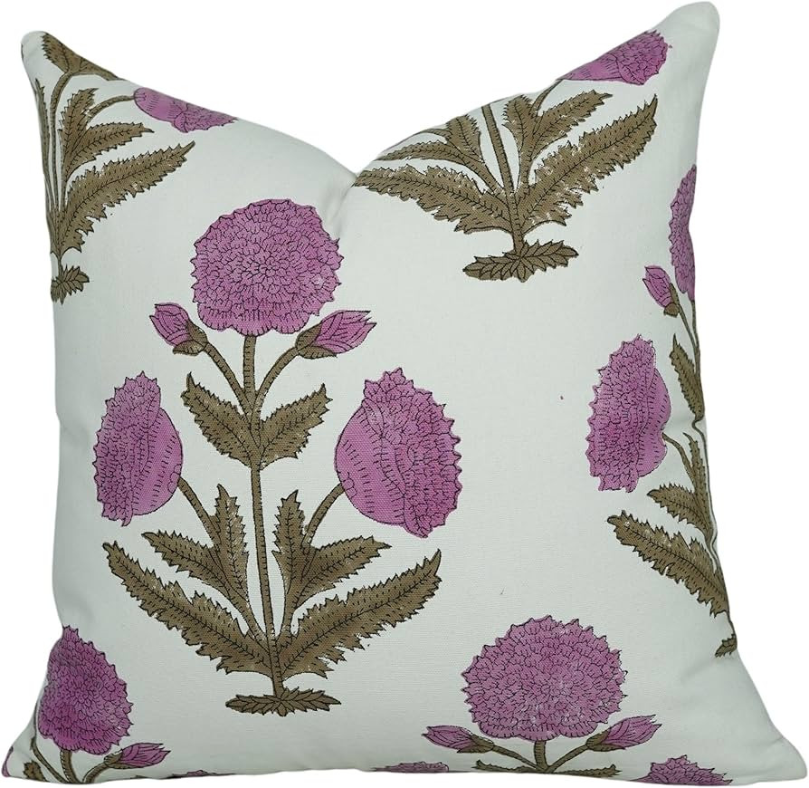 Handmade Art Housewarming Winter Summer Season Pillow Cover Farmhouse Square Shape 18"X18" Cushio... | Amazon (US)