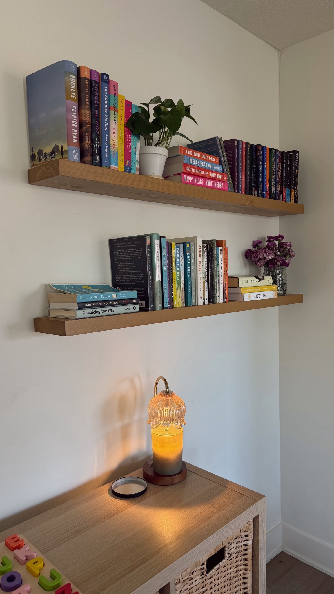 added floating shelves to this space! 

#LTKHome