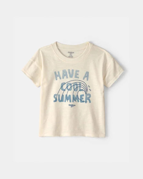 Toddler Boy 'Have A Cool Summer' Wave Top - Ivory - OshKosh B'gosh | Carter's | Carter's Inc