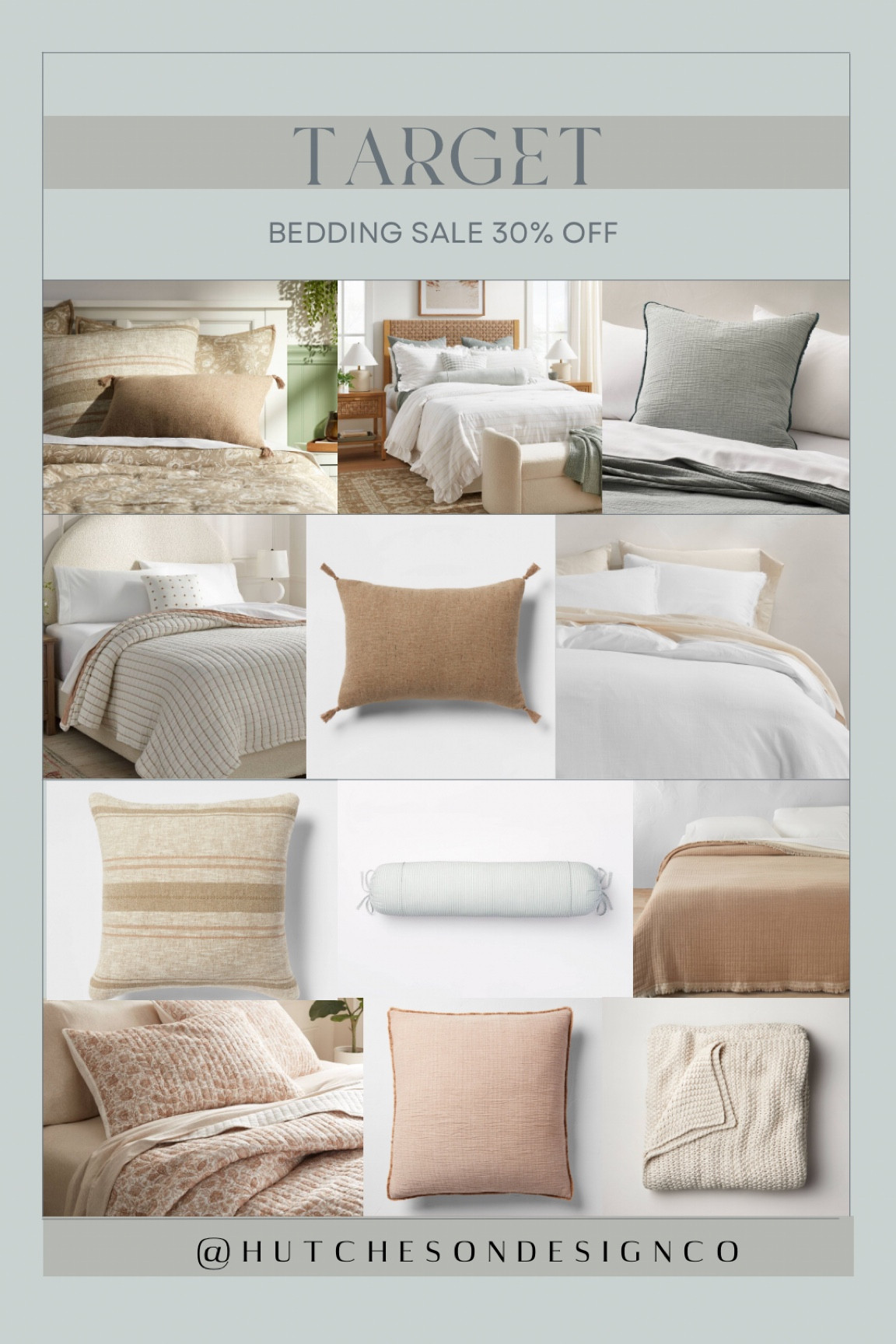 Bedding sale happening at Target! Trust me, l've scoured everywhere for the best deals right now. Hands down, Casaluna's textures, quality, and color choices are next-level cozy! I personally have their heavy linen duvet cover, knitted throw, and coverlet  
Perfect excuse for a bedroom makeover, am I right? Check it out before it's gone! 

Also- Hearth and Hand is 20% off and Decorative Throw pillows are buy 1 get 1 50% off with Target circle! 

#LTKsalealert #LTKfindsunder50 #LTKfindsunder100