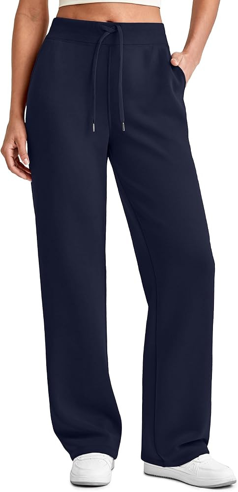 G4Free Smoofit Modal Soft Women Wide Leg Sweatpants Drawstring Casual Lounge Dress Pants with Poc... | Amazon (US)