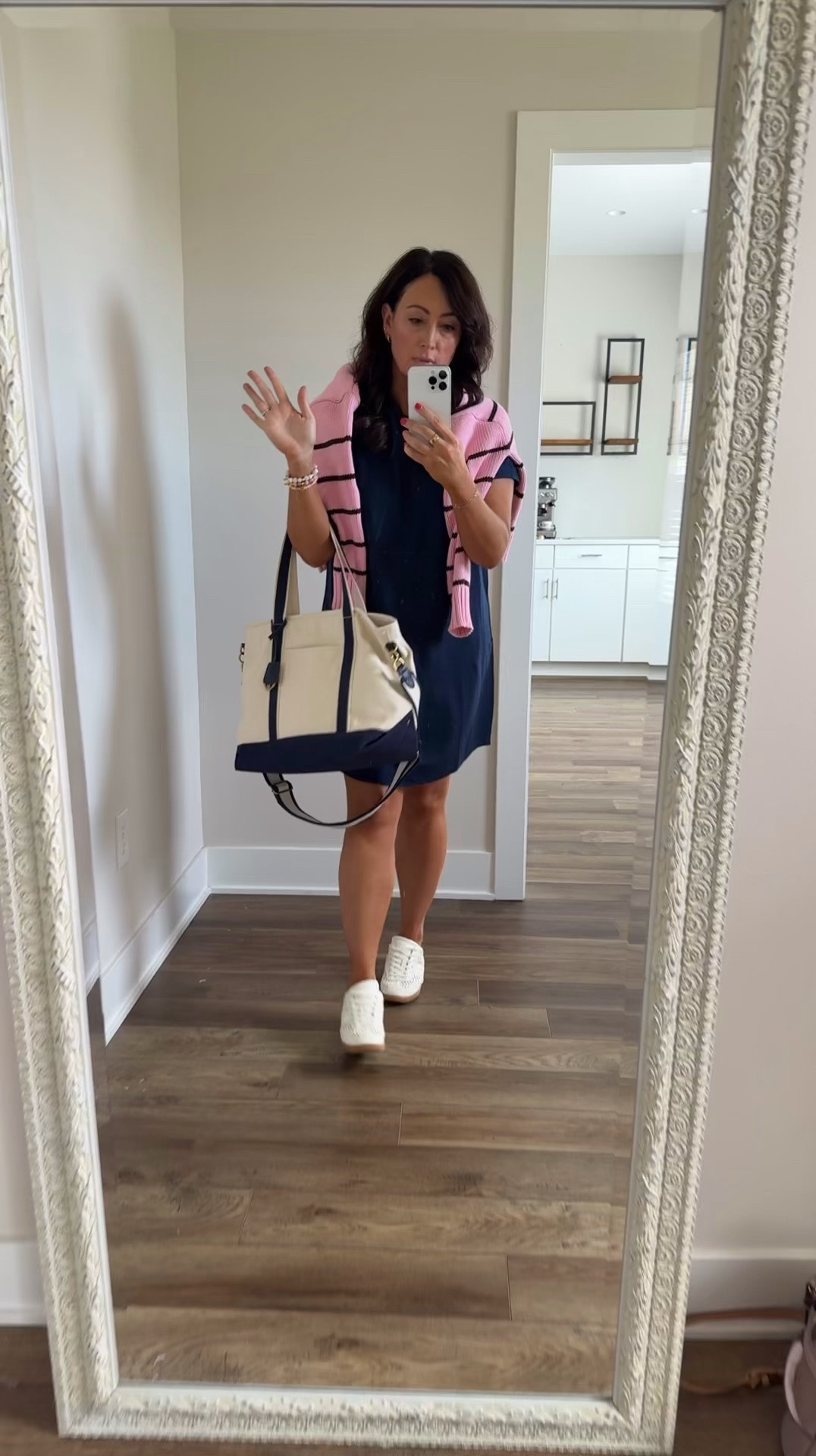 WALMART FINDS
• medium dress - so comfy & easy to wear! 
• medium striped sweater 


#LTKgrwm #LTKootd #LTKSeasonal