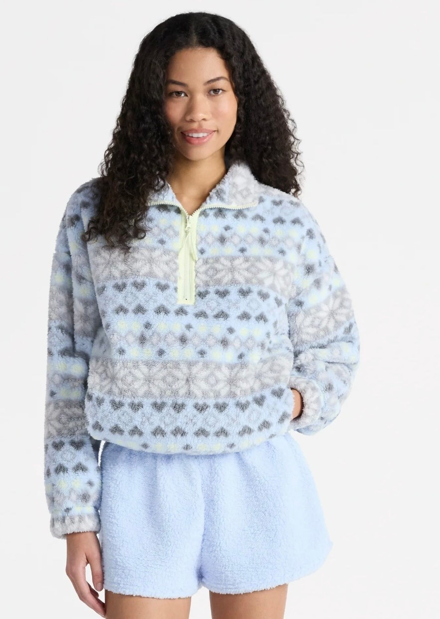 Cozy 1/4 fleece pullovers under $11!