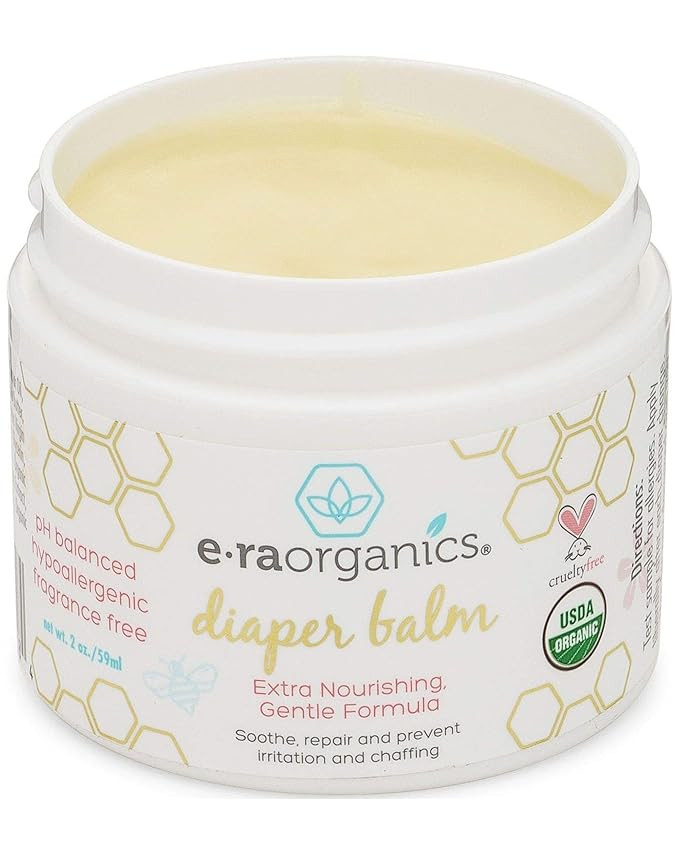 Baby Diaper Rash Balm – USDA Certified Organic Soothing Diaper Rash Treatment for Sensitive Ski... | Amazon (US)