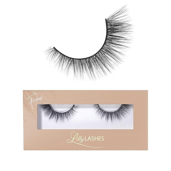 Lilly Lashes Everyday Unveil Faux Mink Lashes | False Eyelashes Natural Look Faux Wispy Lashes Mi... | Amazon (US)