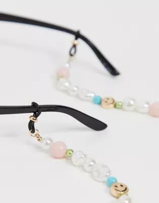 ASOS DESIGN sunglasses chain in multi beads | ASOS (Global)