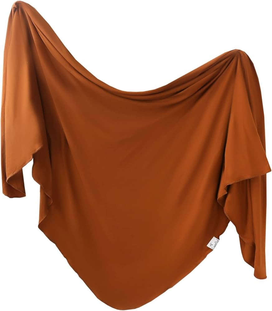 Copper Pearl Large Premium Knit Baby Swaddle Receiving Blanket Powell | Amazon (US)