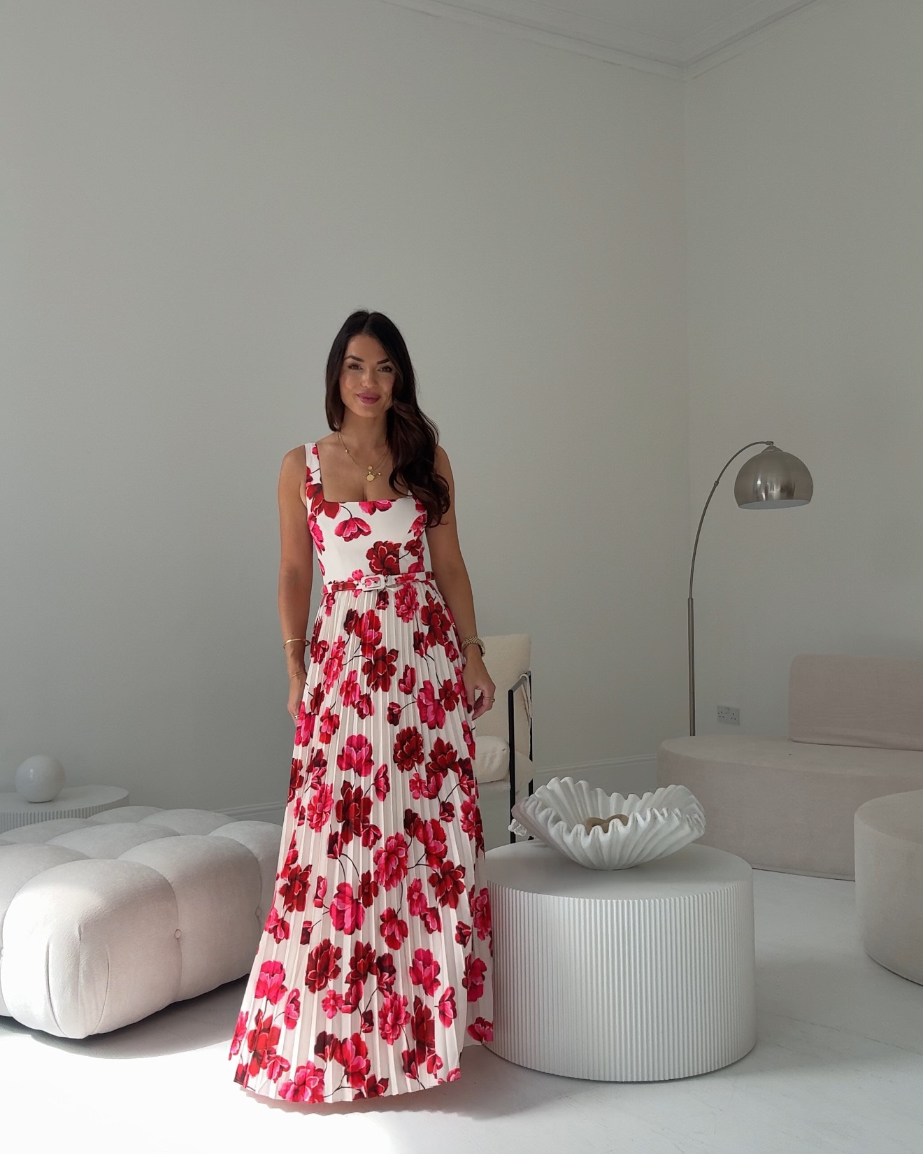 Wedding guest dress, love this floral maxi dress for a wedding! #weddingguest #weddingguestdress #longdress #pleateddress #floraldress #summerdress 

#LTKwedding #LTKdresses #LTKsummer
