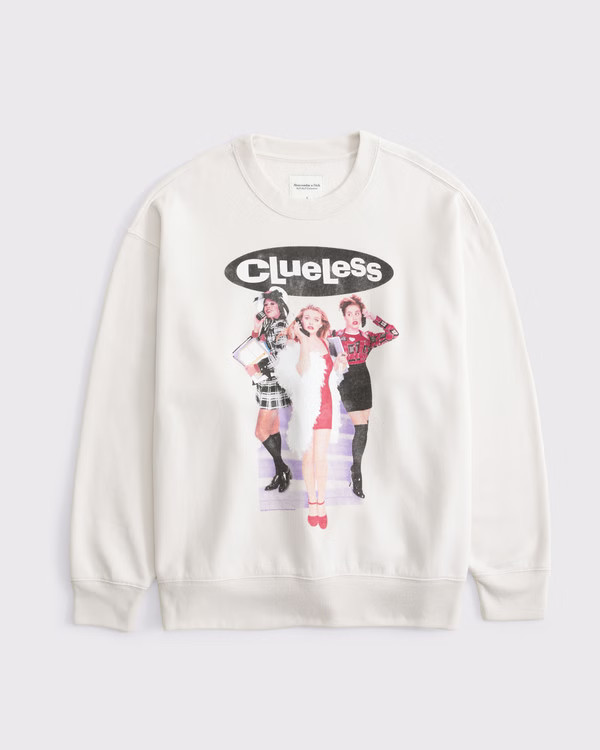 Women's Clueless Vintage Sunday Crew | Women's Tops | Abercrombie.com | Abercrombie & Fitch (US)