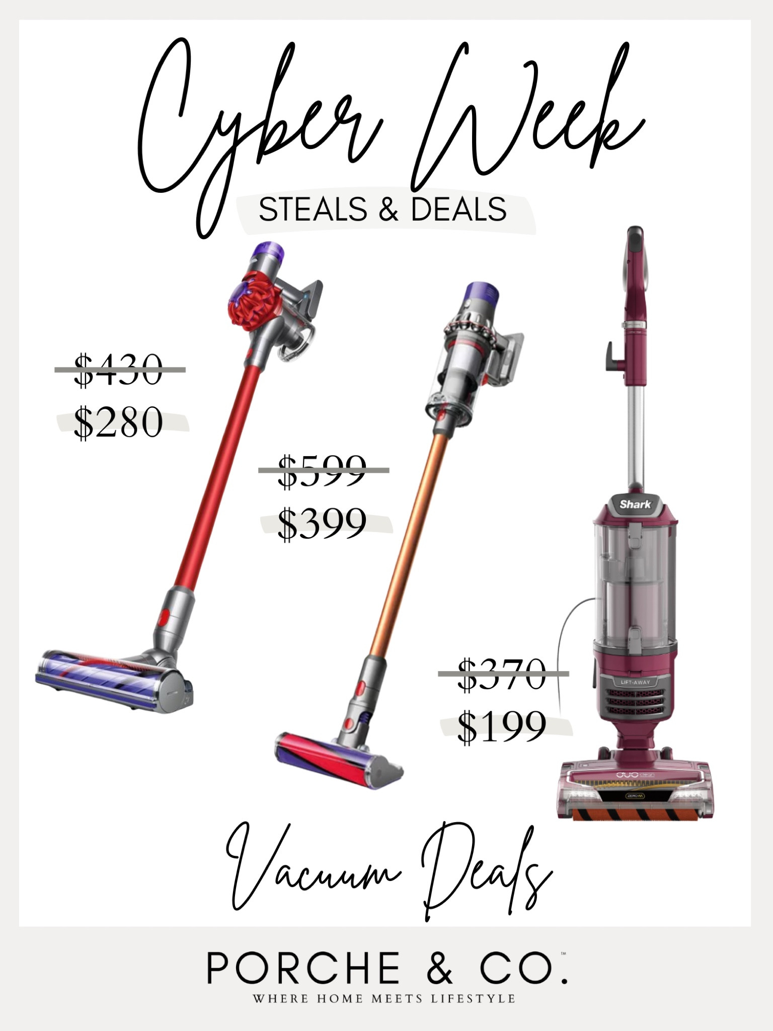 Cyber week deals, vacuum sales, vacuum deals, dyson, shark vacuum #cyberweek #vacuumdeals 

#LTKSeasonal #LTKHoliday #LTKsalealert