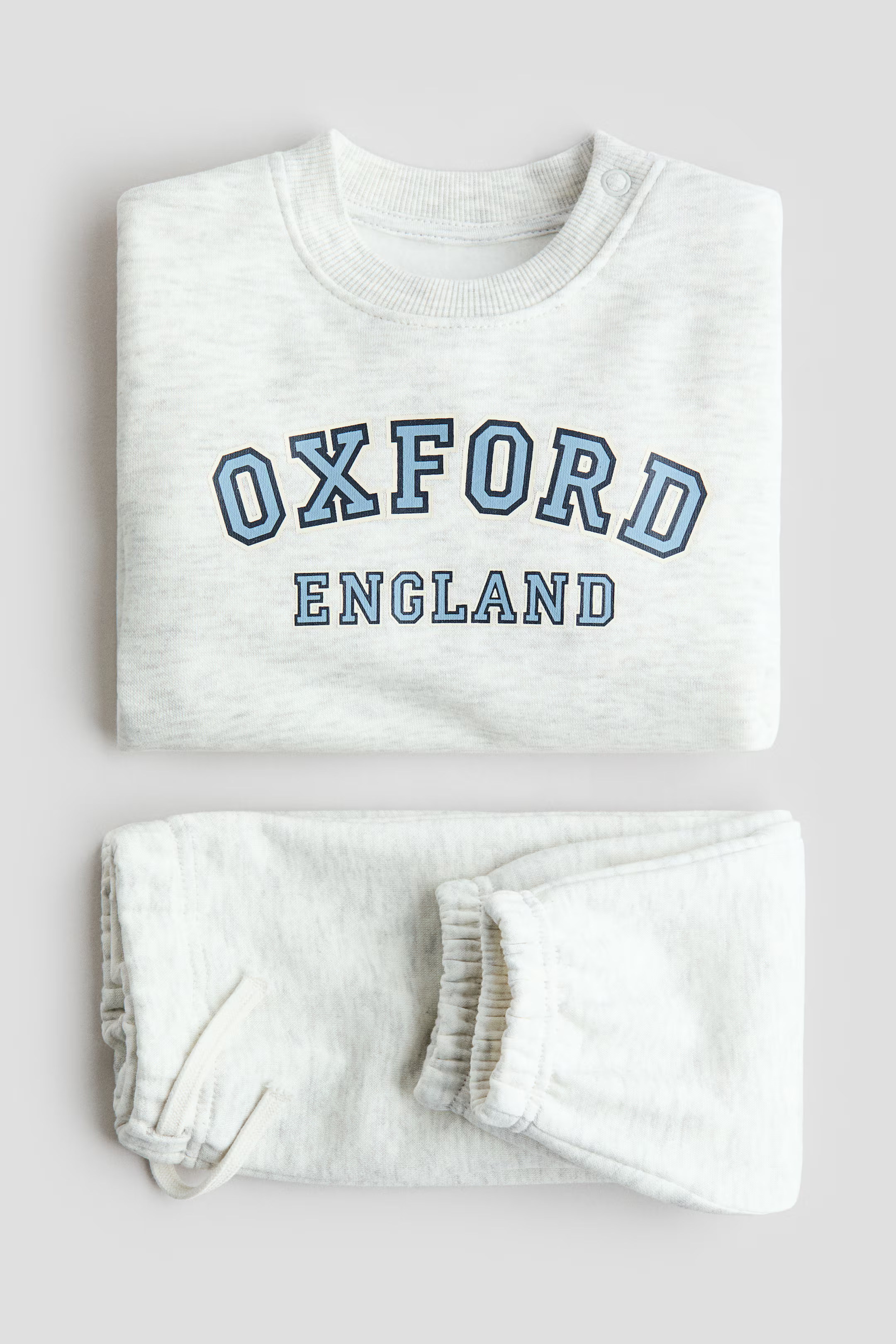 2-piece printed sweatshirt set | H&M (UK, MY, IN, SG, PH, TW, HK)