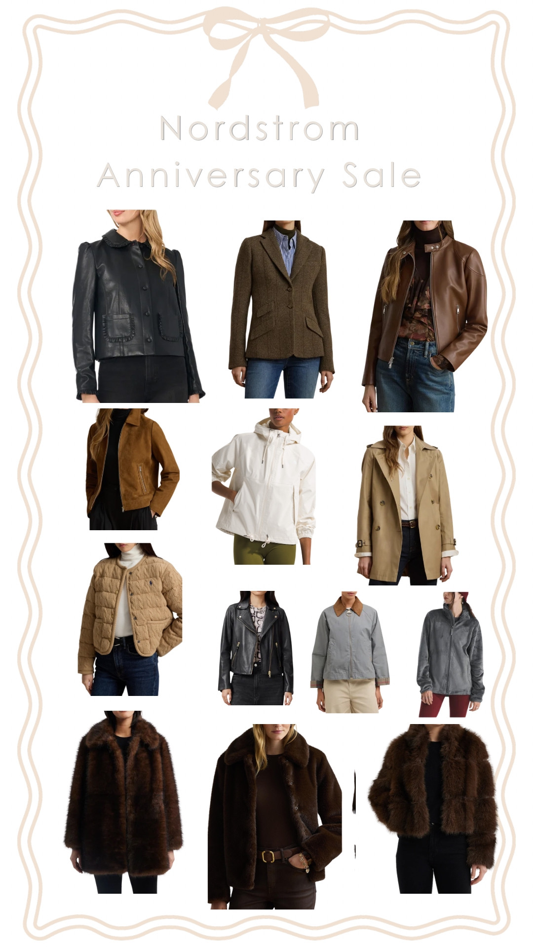 jackets, leather, fur jacket, raincoat 

 #LTKSeasonal #LTKOver40 #LTKWorkwear