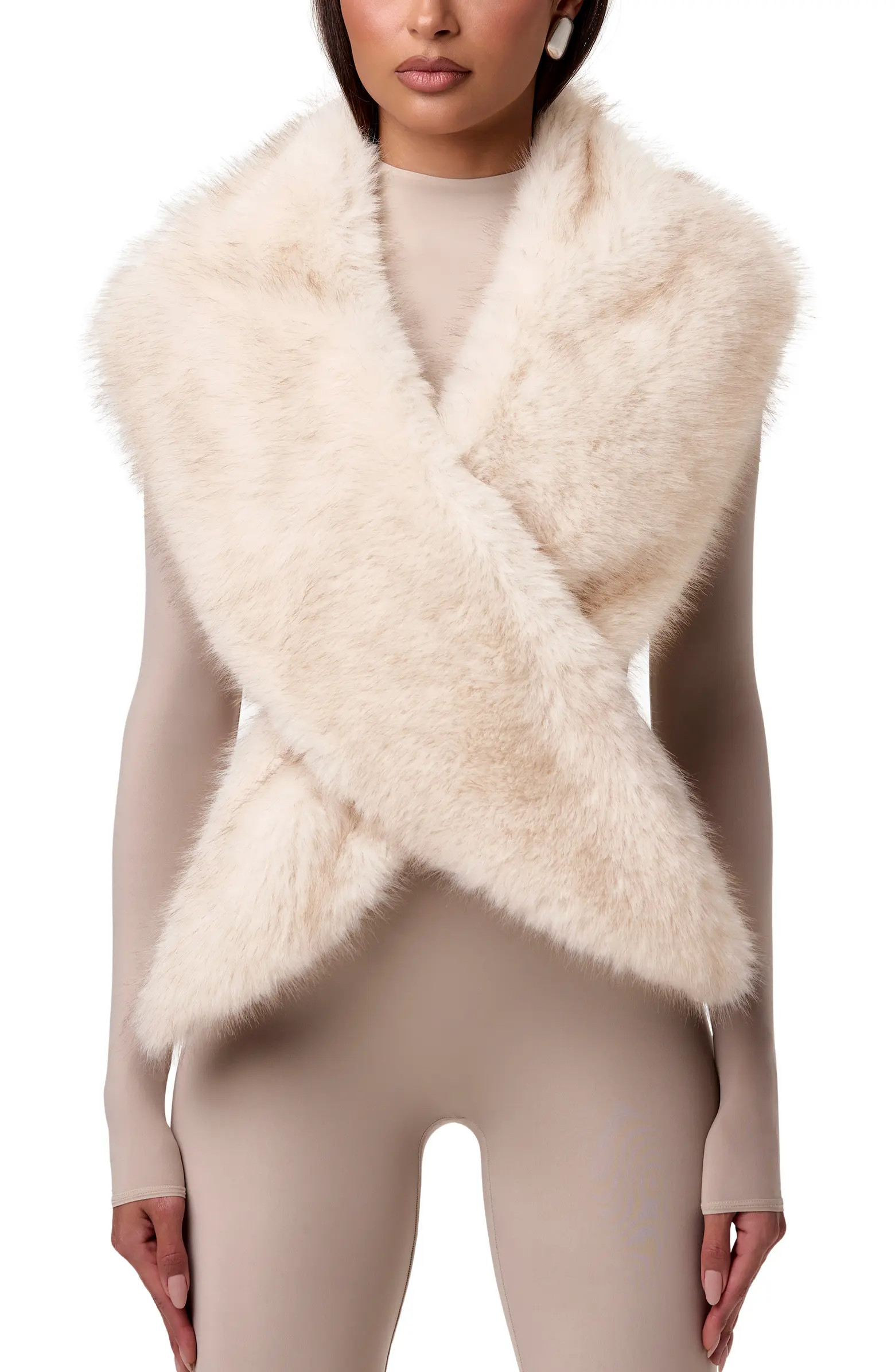 Naked Wardrobe Faux Fur Scarf | Nordstrom | Nordstrom