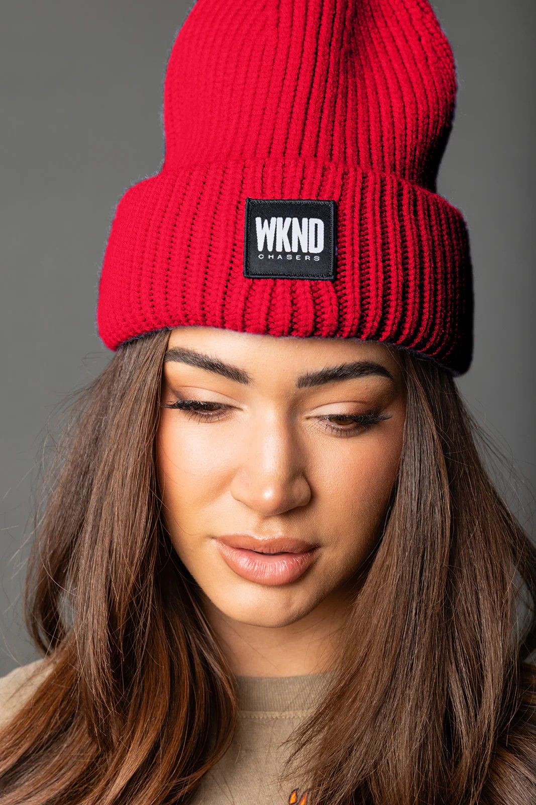 She's That Girl Knit Beanie - Red | WKNDchasers