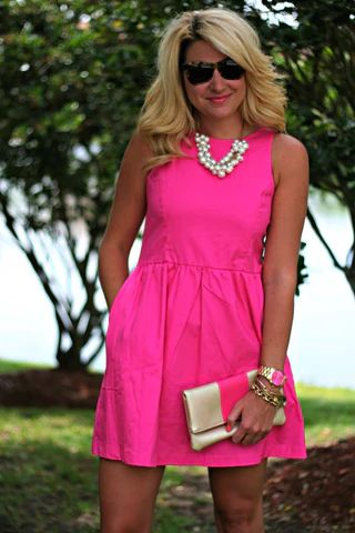 The Michelle Dress in Pink | Shop Dandy LLC