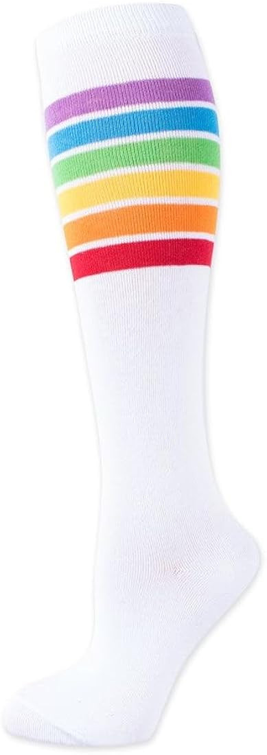 Tipsy Elves Rainbow Knee High Socks for Men and Women - Bright PRIDE Socks for PRIDE Festivals, P... | Amazon (US)