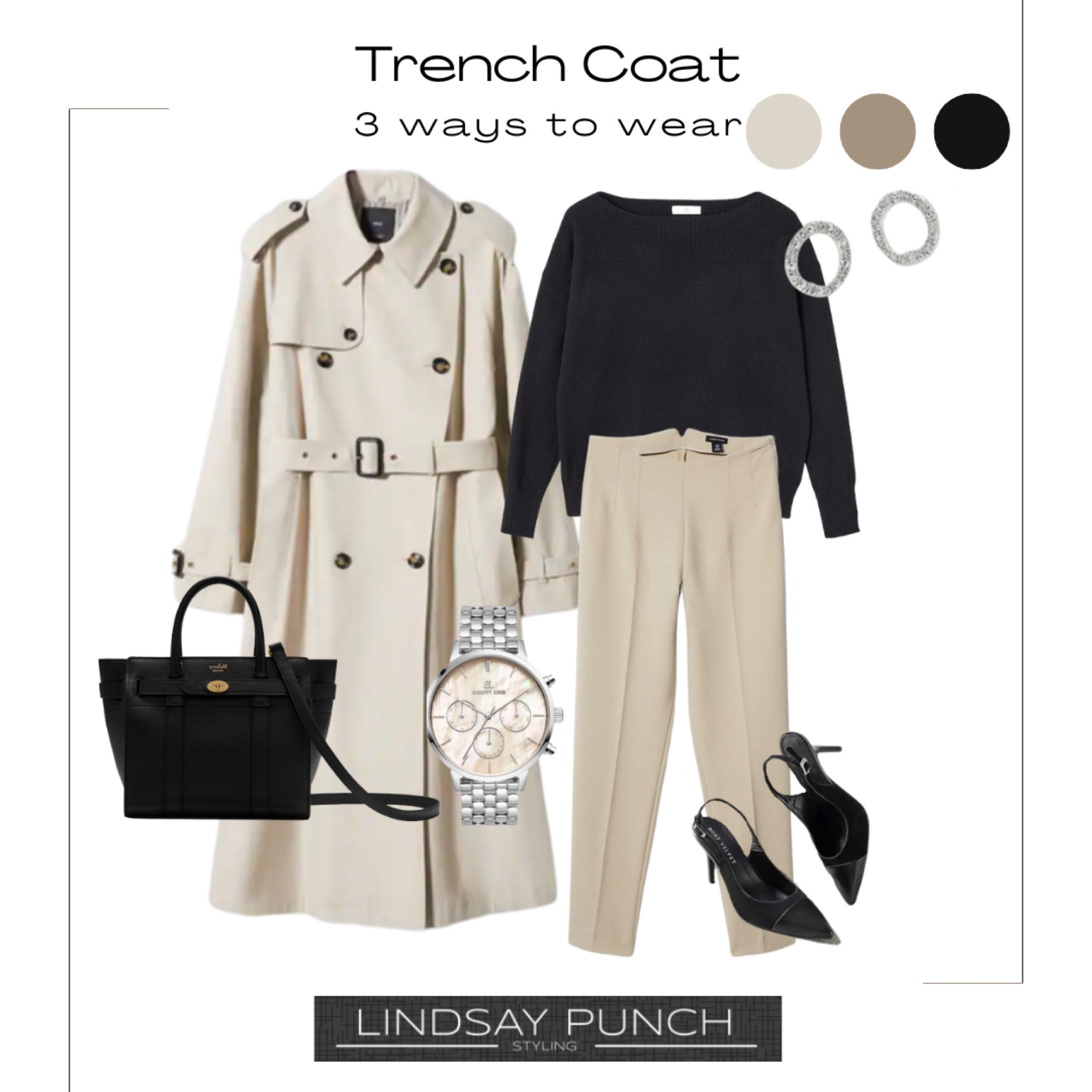 Trench Coat, Workwear, neutral style, Spring outfits