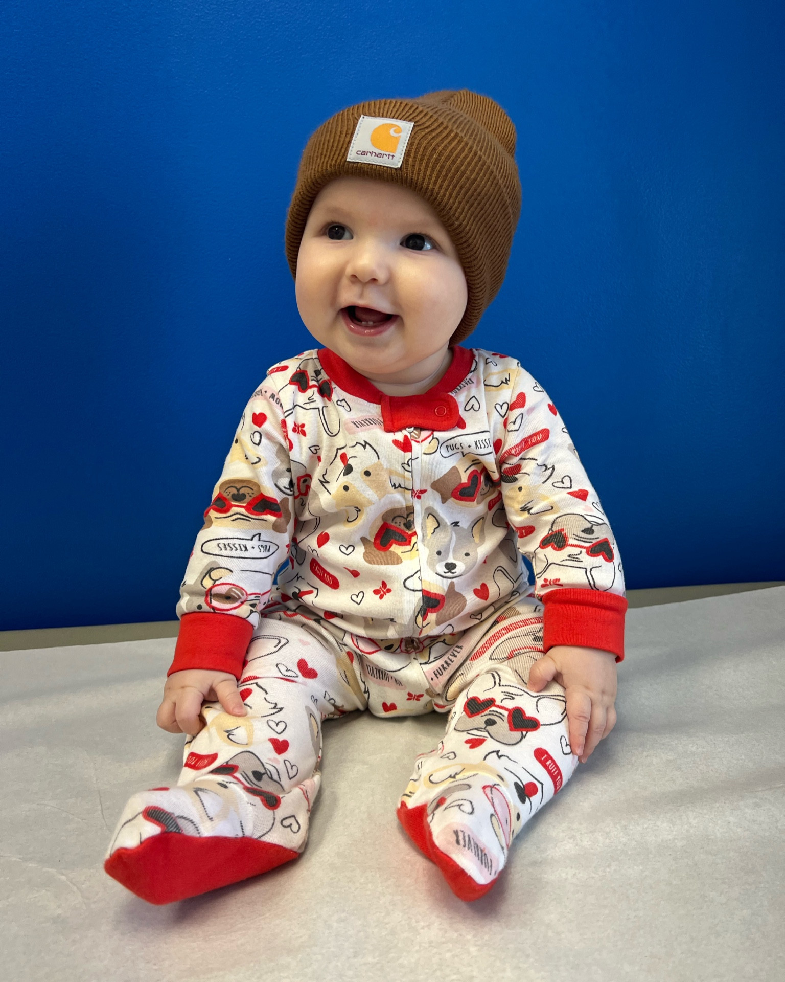 Valentines Day pajamas 🥰 


Baby boy. Cute baby. Holiday pajamas. Valentine’s Day baby. Carhartt baby. 

#LTKSeasonal #LTKBaby
