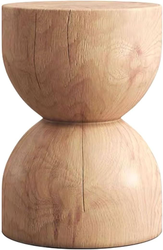 Home Round Coffee Table, Indoor and Outdoor Stump Side Table and Stump Stool, Garden Decoration S... | Amazon (US)