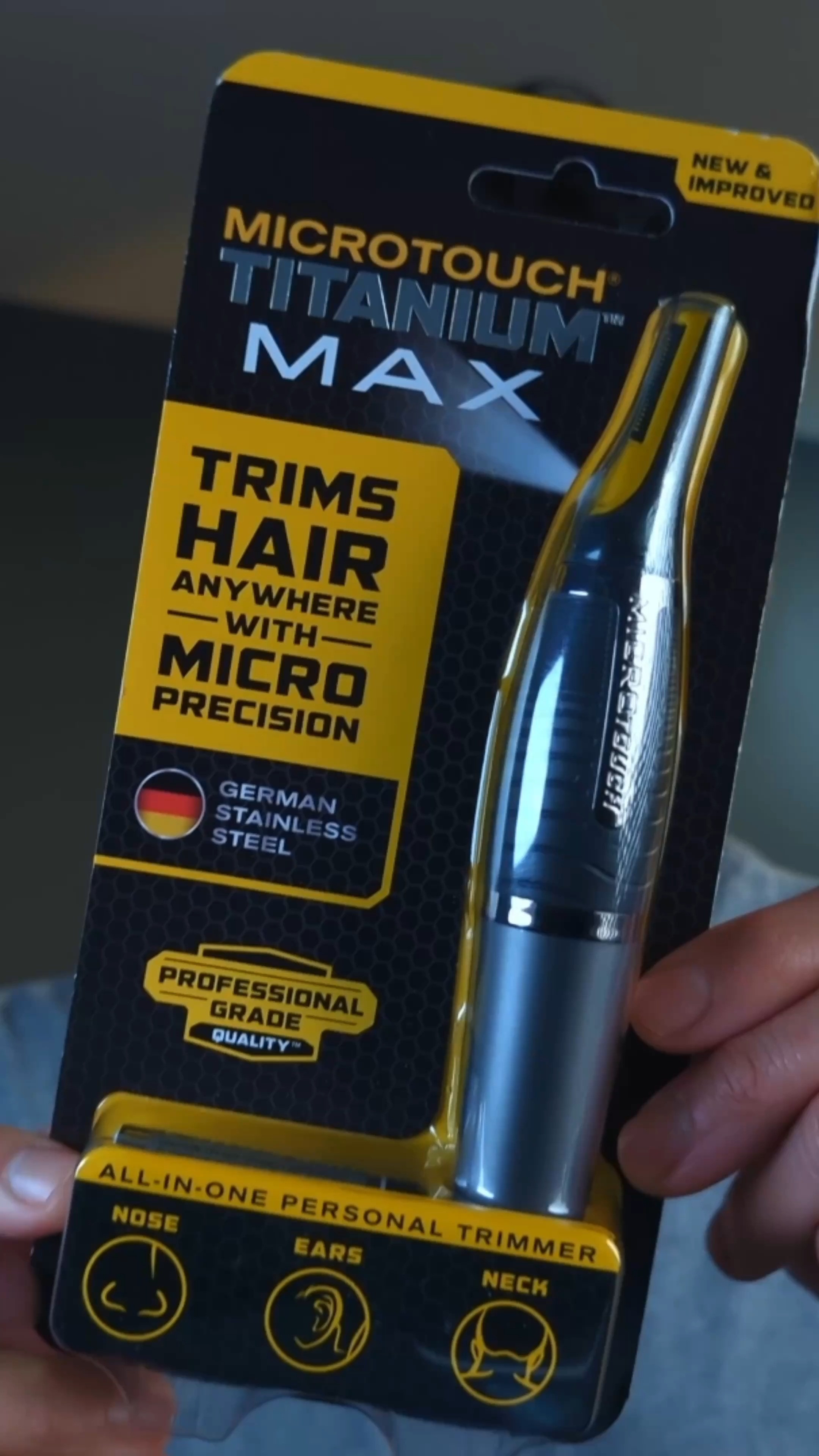 Say goodbye to those hard-to-reach grooming struggles! ✂️ The Micro Touch Titanium MAX Lighted Personal Trimmer is the ultimate multi-purpose tool for cleaning up necklines, sideburns, eyebrows, nose, and ear hair with ease. Perfect for everyday use or on-the-go grooming, it even includes a built-in light to make sure you never miss a spot.

At just $11.24 (with an extra coupon savings!), it’s Amazon’s Choice for a reason. 🏆 Whether you’re freshening up at home or packing it for travel, this battery-powered grooming essential is a game-changer.

Who’s ready to level up their grooming routine? Grab yours here and thank me later. 💯✨

#GroomingEssentials #PersonalTrimmer #MicroTouchTitaniumMAX 

 #LTKGiftGuide #LTKFindsUnder50 #LTKMens