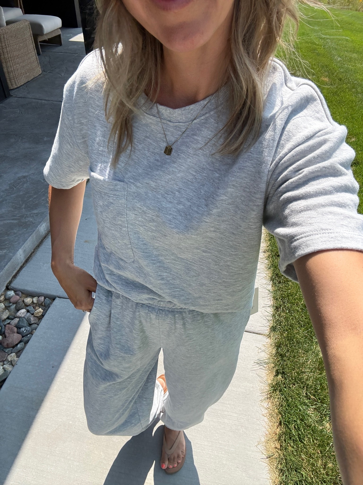 The comfy sweatshirt tee has joggers to match- sooo soft!

#LTKmomlife #LTKootd #LTKActive