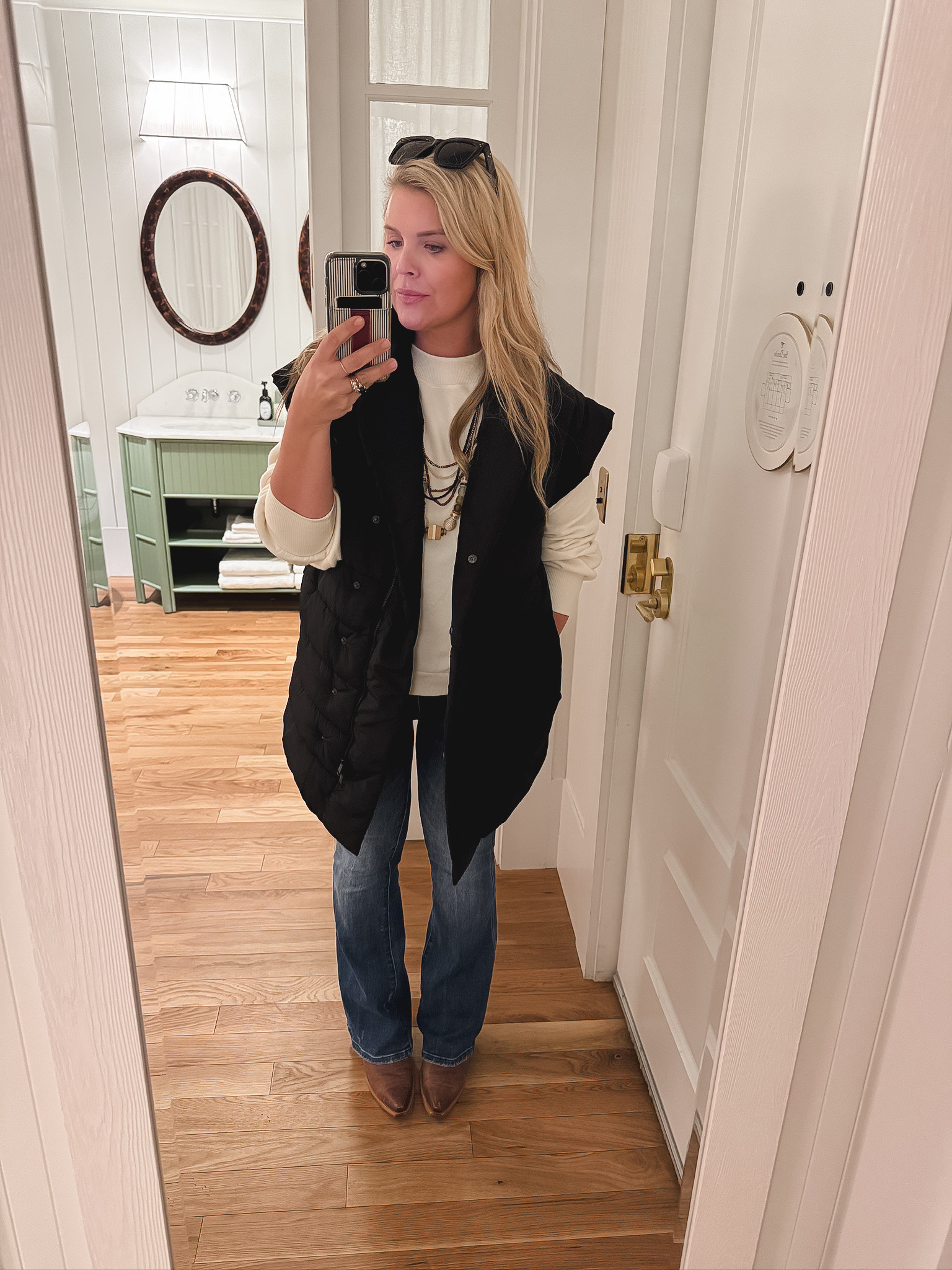 Long puffer vest and the best boots

#LTKShoeCrush #LTKStyleTip