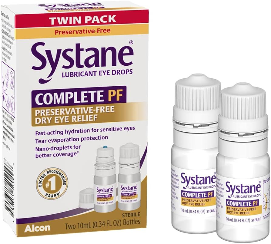 Systane COMPLETE PF Multi-Dose Preservative Free Dry Eye Drops 20ml(Pack of 2 – 10mL bottles) (... | Amazon (US)
