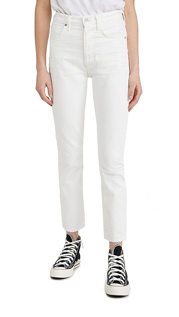 Charlotte High Rise Straight Jeans | Shopbop