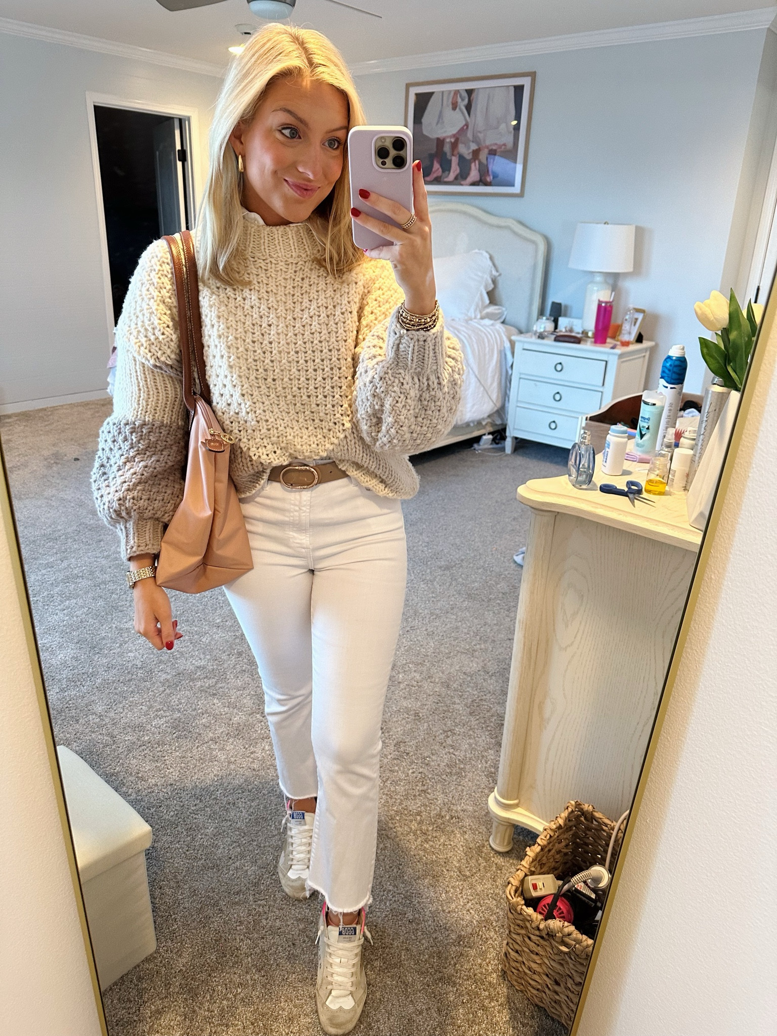 Work OOTD 

Top Brand is She+ Sky 
Jeans are Hidden 