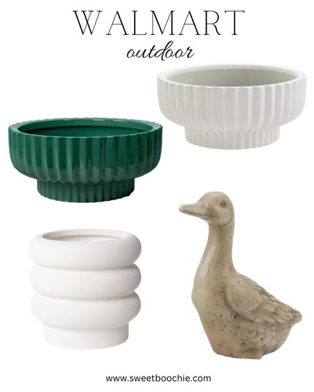 Spotted these on my recent Walmart visit and they were too cute not to share. I have the white fluted planter and love it. This outdoor duck is under $12! 


#outdoordecor #walmartfinds 

#LTKhome #LTKSeasonal #LTKunder50