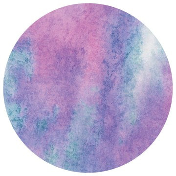 Purple Watercolor Two-Piece Bamboo Viscose Pajama Set | Little Sleepies