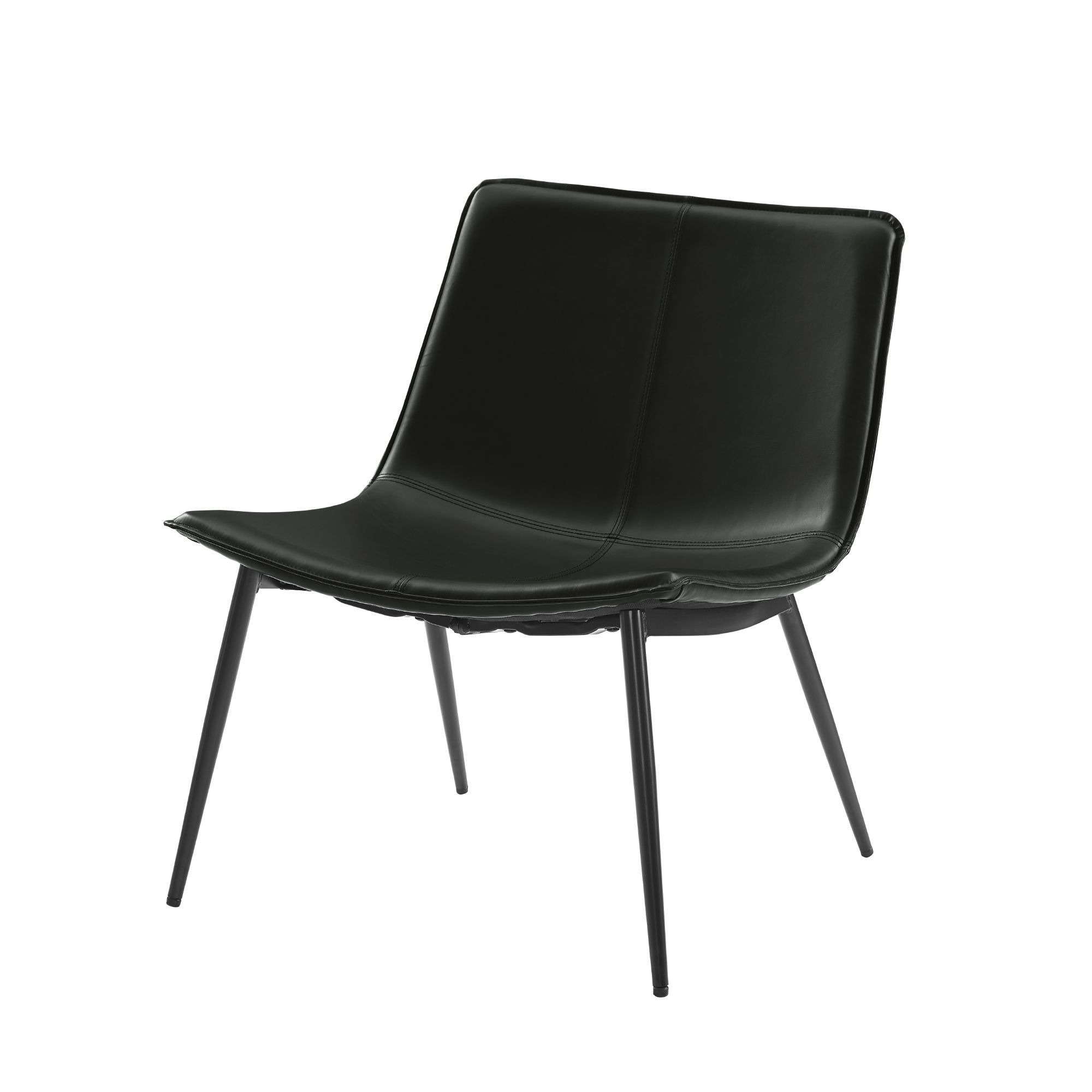 Gap Home Lounge Chair, Matte Black | Walmart (US)