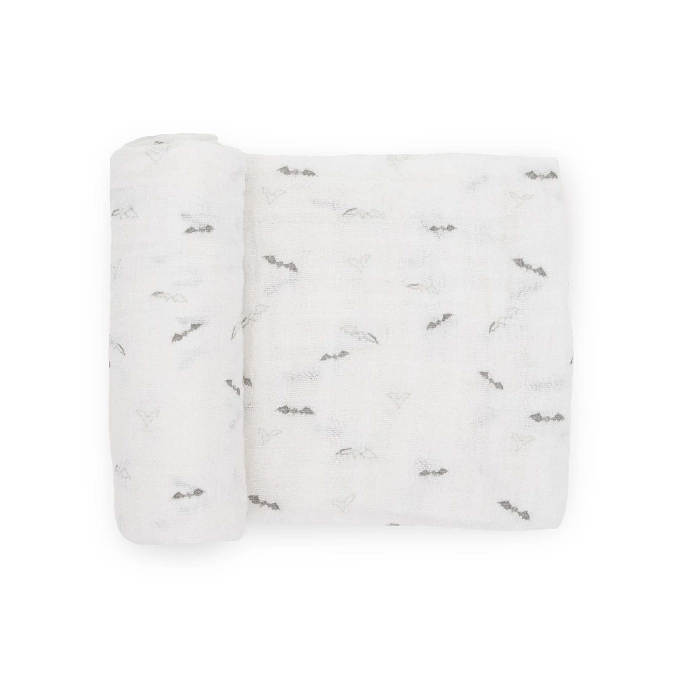 Cotton Muslin Swaddle Blanket - Bats | Little Unicorn