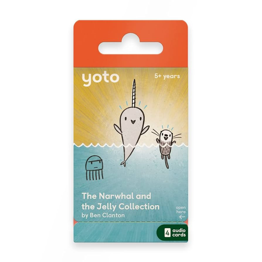 YOTO The Narwhal & Jelly Collection by Ben Clanton – 8 Kids Audio Cards for Use with Player & M... | Amazon (US)