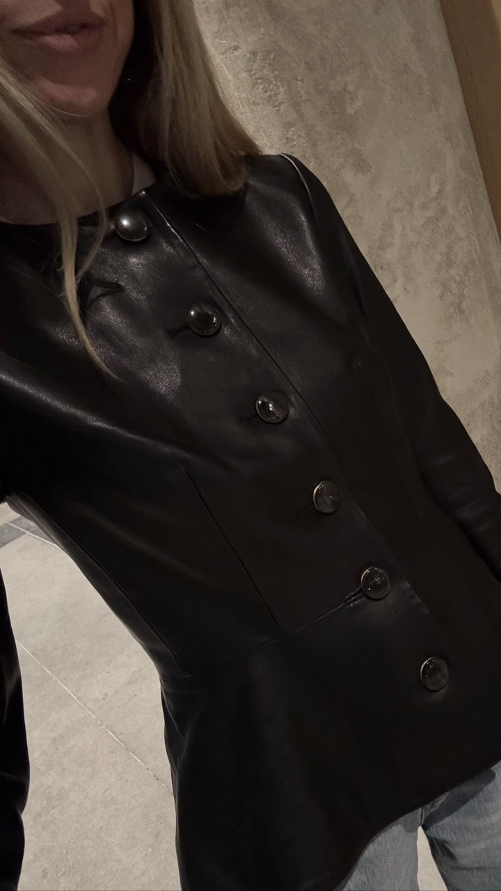 A leather peplum worth owning!

#LTKNYFW #LTKgrwm #LTKootd