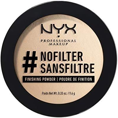 NYX PROFESSIONAL MAKEUP #NoFilter Finishing Powder, Pressed Setting Powder - Porcelain | Amazon (US)